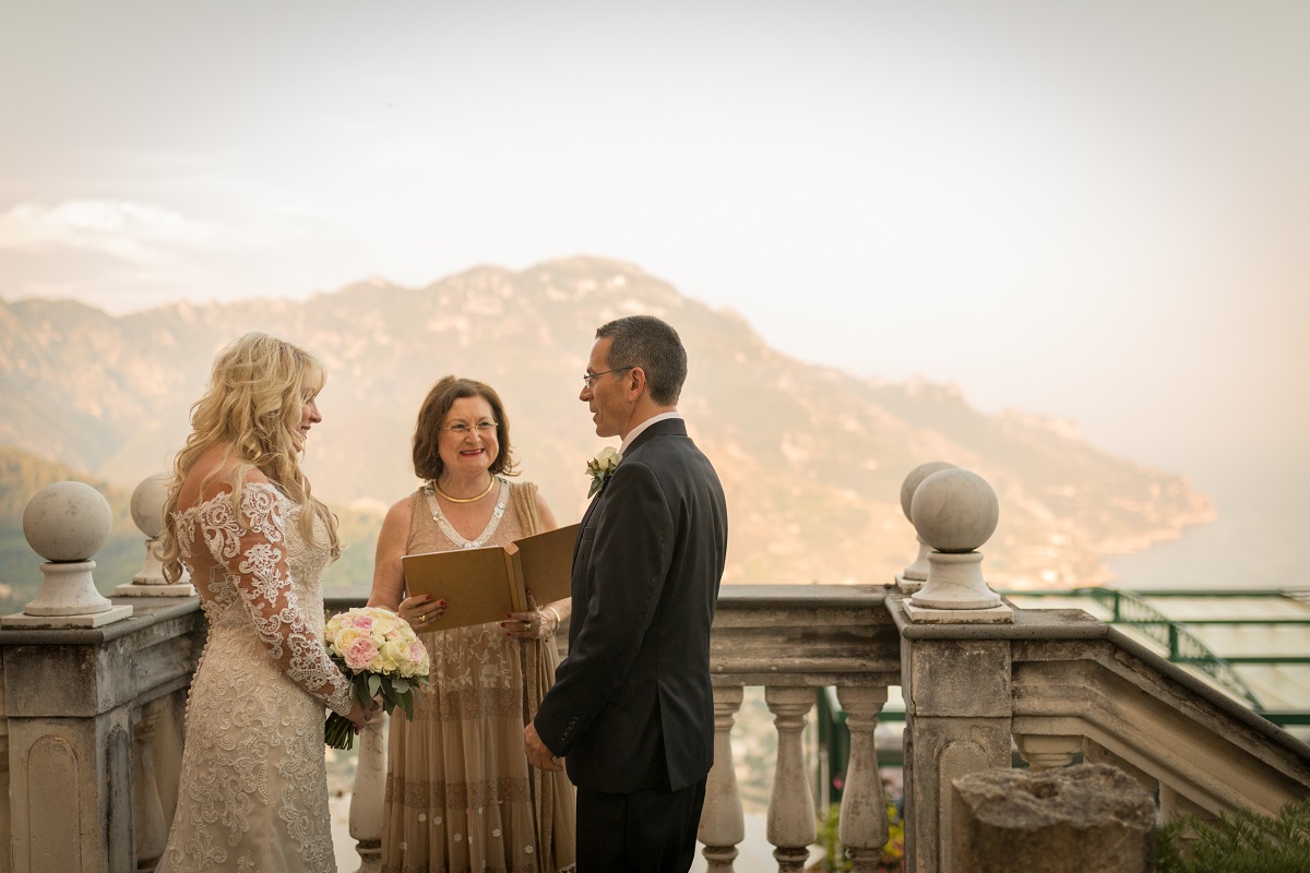 SEA VIEW WEDDING CEREMONY AMALFI COAST